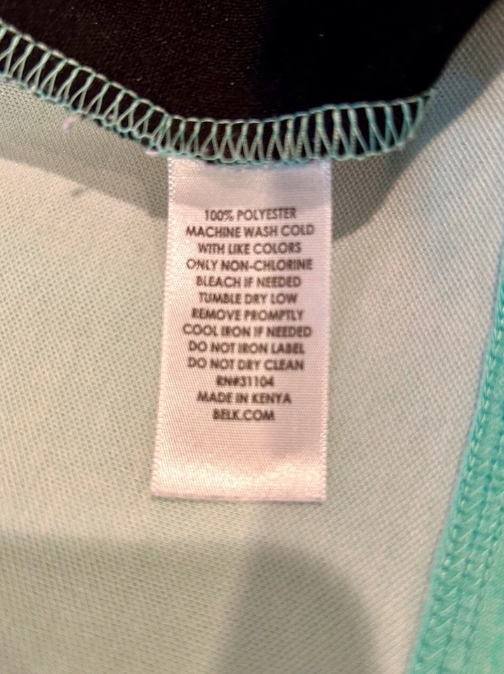 Kim Rogers Women’s Green/Teal & Black Full Zip Size Medium - Lightweight! - Image 4 of 4