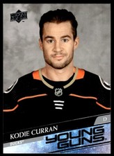 2020-21 Upper Deck Young Guns RC Kodie Curran Rookie Anaheim Ducks #708