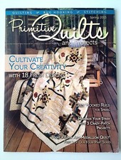 PRIMITIVE QUILTS AND PROJECTS Magazine Spring 2015 Patterns ft. HOOKED RUGS 