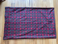 RARE Vtg Lauren Ralph Lauren Red Plaid Standard Pillowcase