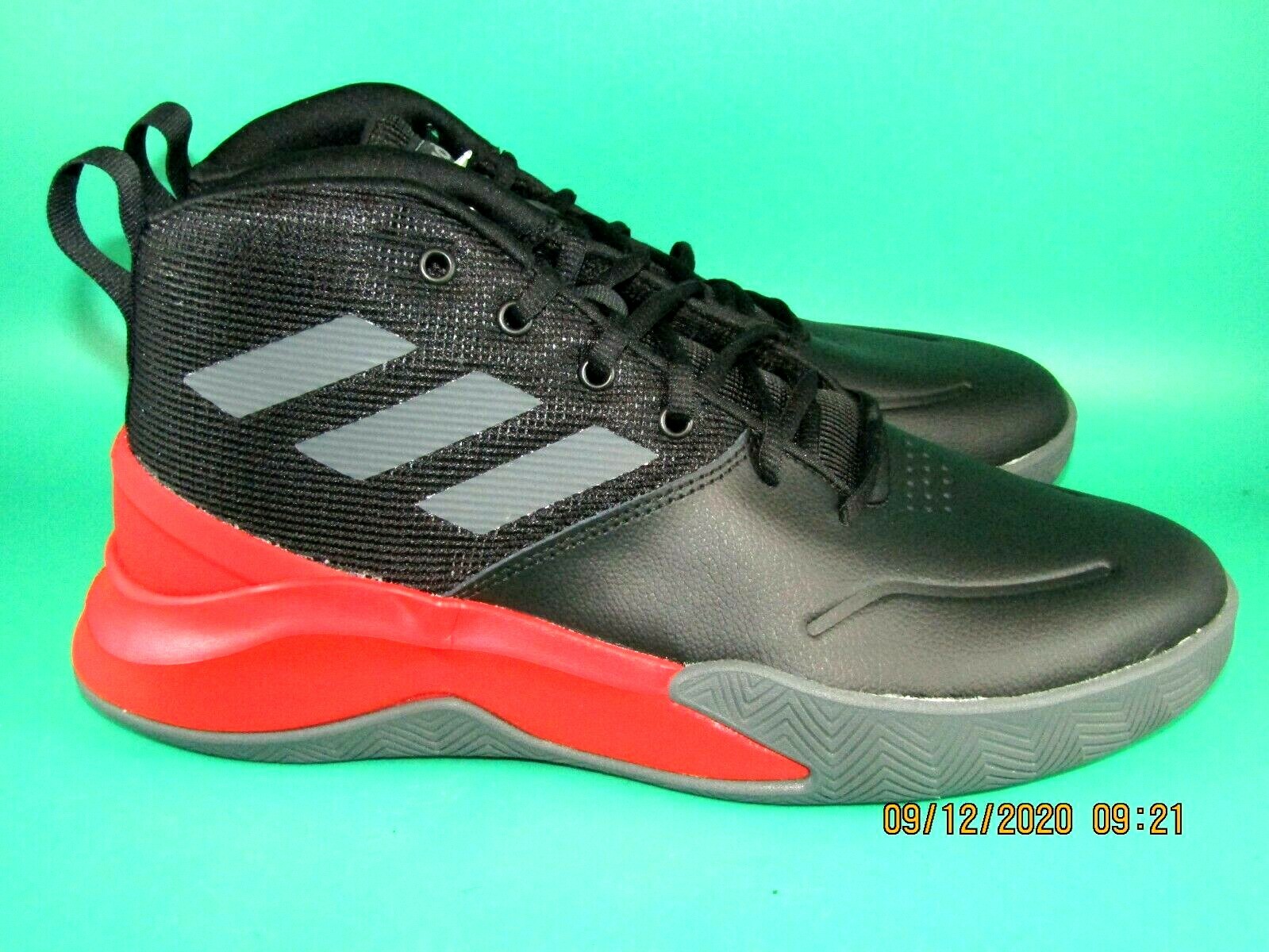 Size 9.5 - adidas Own The Game Black Scarlet for sale online | eBay