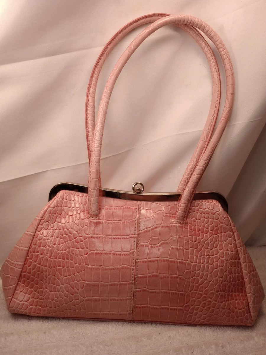 Pink sales croc bag