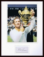 Rod Laver Signed Framed 11x14 Photo Display