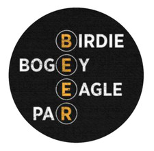 Beer Golf Scores - 4" Car Vinyl Decal Window Cooler Trailer Bar Laptop Grill