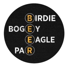 Beer (Golf Scores) - 4" Car Vinyl Decal Window Cooler Trailer Bar Laptop Grill