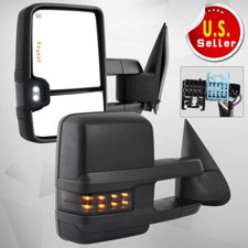 Power Heated Tow Mirrors For 2003-2006 Silverado Sierra 1500 2500hd Smoke Signal Power Heated Tow Mirrors For 2003-2006 Silverado Sierra 1500 2500hd Smoke Signal