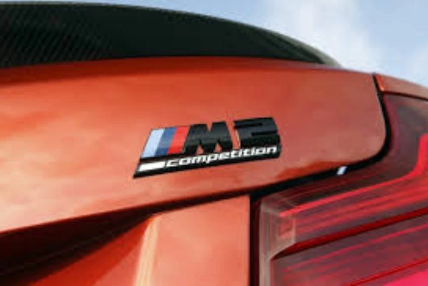 Genuine BMW F87 M2 Rear Trunk Emblem M2 Competition Decal Badge  