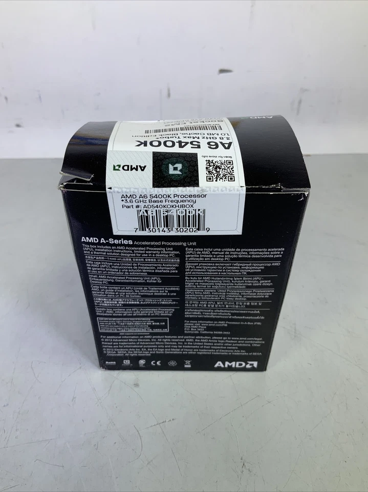 Genuine AMD A6-5400K 3.6GHz 1MB L2 Cache CPU Processor - NG D1B - Image 3 of 4