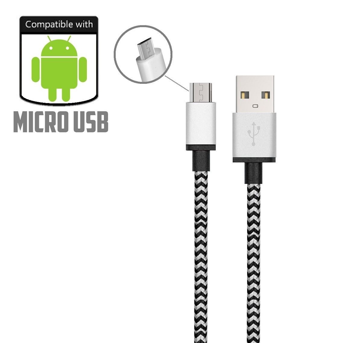 Three USB Universal CAR CHARGER 3 Port Adapter 4.1A Triple USB + MIcro