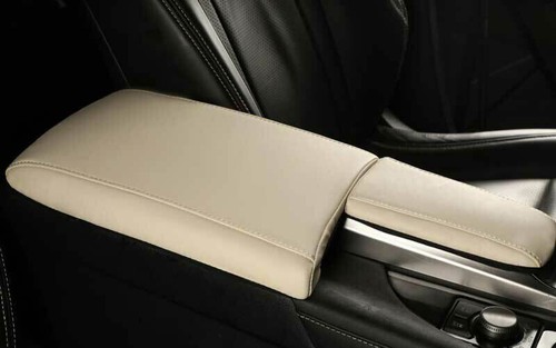 Beige Center Console Lid Armrest Cover Synthetic Leather For 01-06 Lexus LS430 E - Foto 5