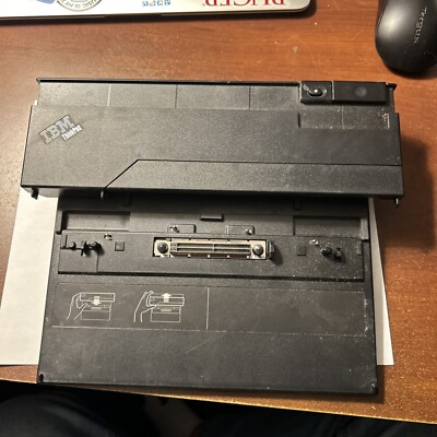 IBM Thinkpad Laptop Docking Station 74P6734 Port Replicator for T R X A Series