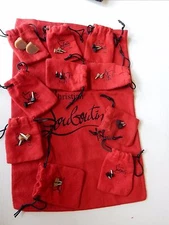 Christian Louboutin set of 100 heel replacement taps variety of sizes and styles