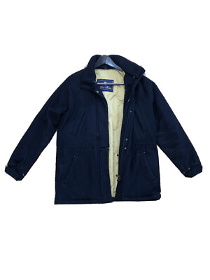 LORO PIANA Icer Black Jacket 100% Cashmere Coat Quilted Lining Zip