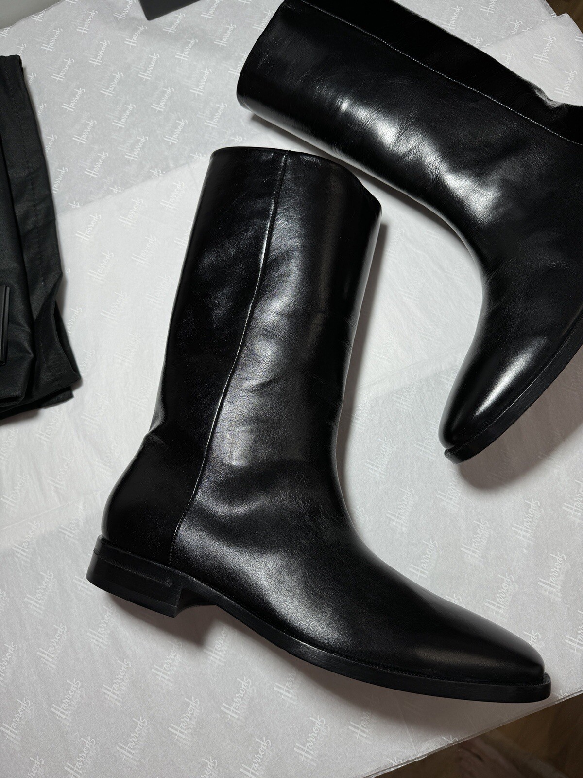 Scarpe stivali Saint Laurent uomo YSL MATT 25 taglia 42 UK 8 RRP £ 1150 NUOVE CON SCATOLA