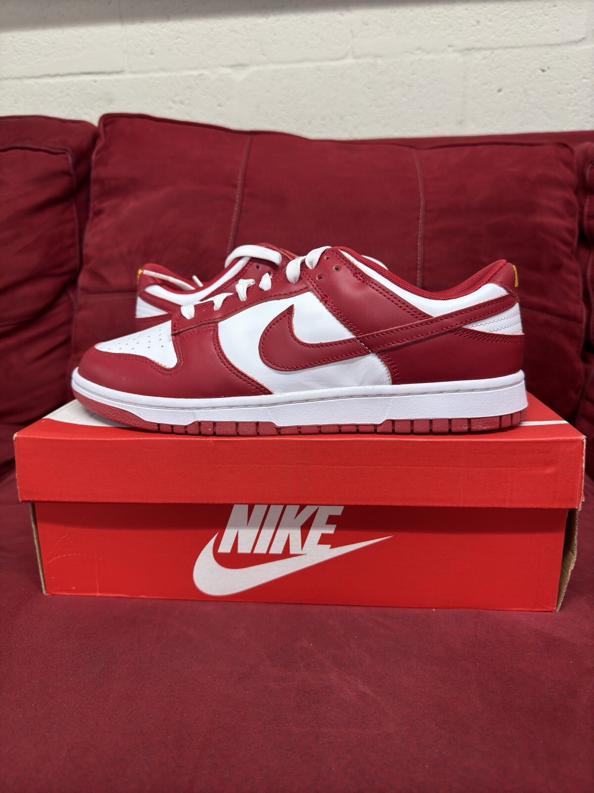 ✅Nike Dunk Low “Gym Red”.