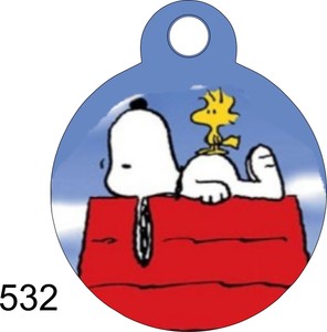 snoopy dog tag