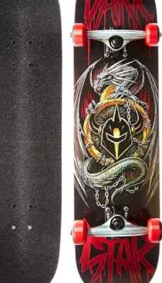 The Abyss Red Darkstar Pro Complete Skateboard 31 x 7.75 NEW | eBay