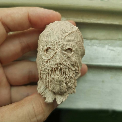 Blank 1/6 Scale Gotham Villain Scarecrow Jonathan Crane Head Sculpt Unpainted - 第 1/5 張圖片