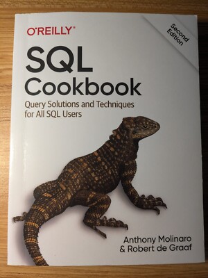 SQL COOKBOOK QUERY SOLUTIONS AND TECHNIQUES | DATABASE DEVELOPERS | ZUSTAND GUT