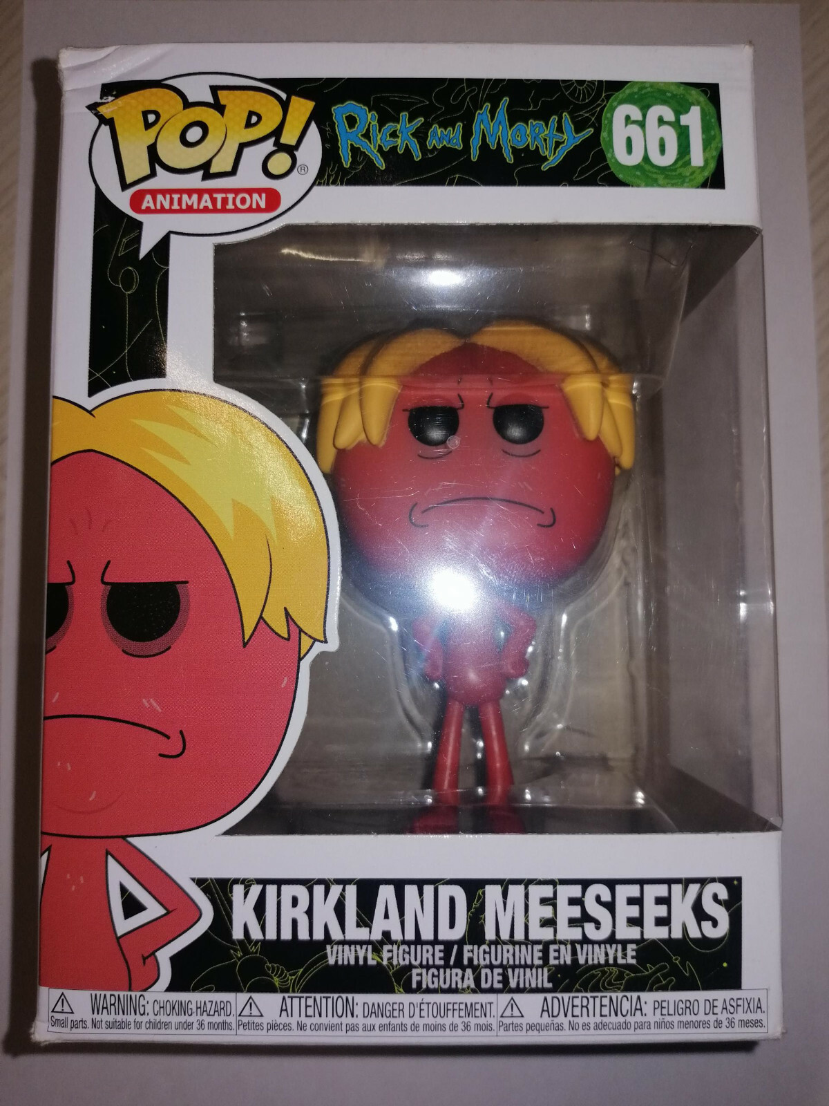 Funko Pop! Animation 661: Rick And Morty - Kirkland Meeseeks Figura De Vinilo