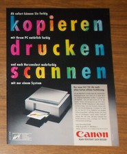Seltene Werbung CANON CLC 10 Kopierer - kopieren - drucken - scannen 1992