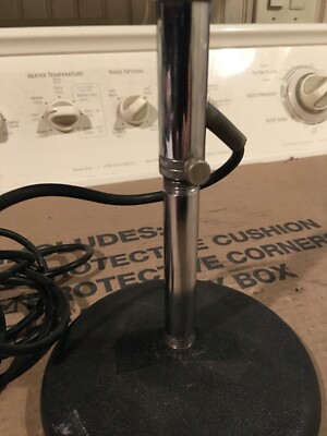 配信機器・PA機器・レコーディング機器 Astatic DN-HZ ASTATIC Mic. model DN-HZ W/base , 3 pin plug used | eBay