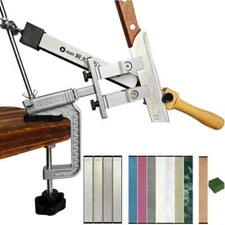 2024 Angle Fixed Knife Sharpener Kitchen Grinding System Honing Diamond Grinder