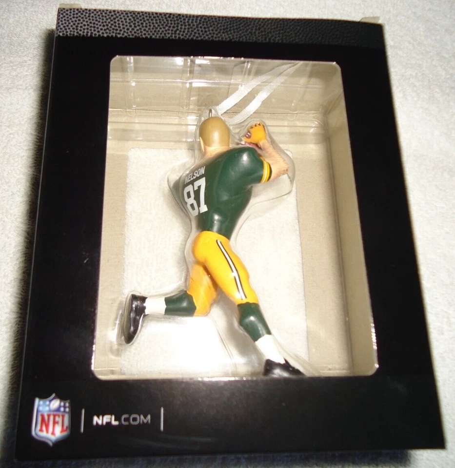 GREEN BAY PACKERS JORDY NELSON 2017 HALLMARK ORNAMENT NEW IN BOX - Image 2 of 4