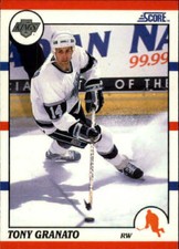 1990 SCORE NHL HOCKEY Trading Card #48 -- Tony Granato, Los Angeles Kings 😎