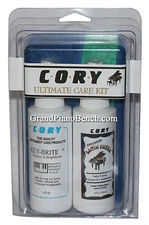 Cory Ultimate SATIN PIANO Care Kit  - Piano Cleaning and Polishing Kit 