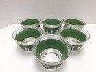 6 Vtg Wedgewood Jasperware Hellenic Green Dessert Fruit Glasses DW775 — photo 6