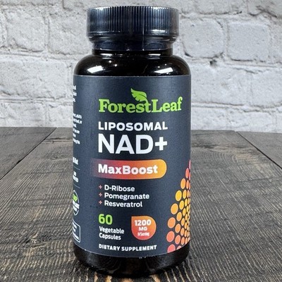 Forest Leaf Liposomal NAD Booster Supplement 1200mg NAD+ with Resveratrol 60 Cap