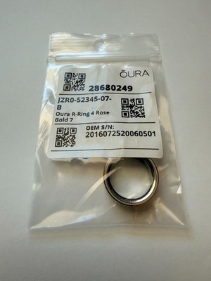 OURA RING GENERATION 4 - ROSE GOLD - SIZE 7 - USED/DEFECTIVE