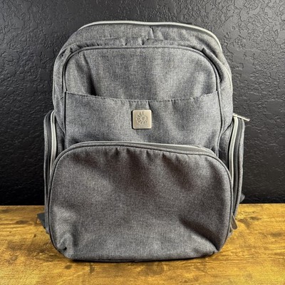 Ergobaby Anywhere I Go Grey Polyester Diaper Bag Backpack Unisex Large