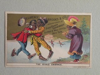 VTC for Clarence Brooks & Co. of New York Two Black Men Trying To Skate