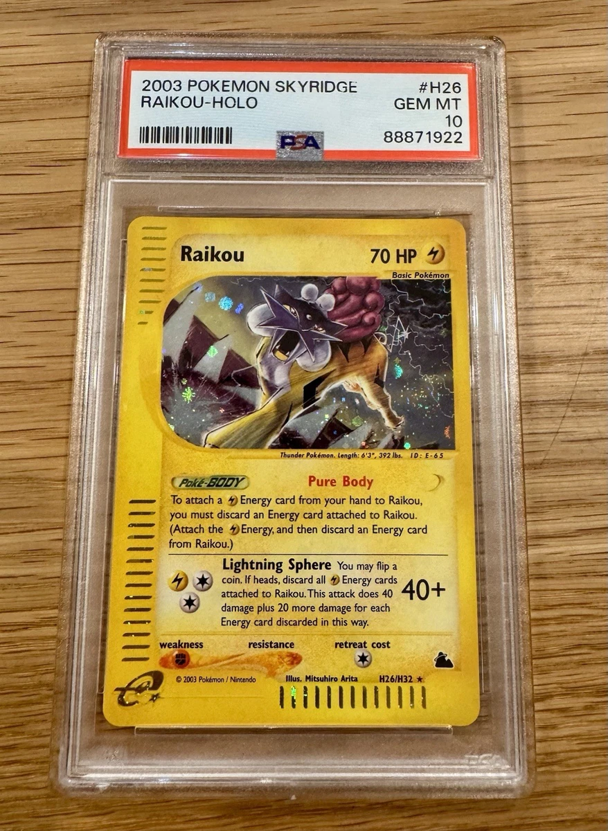 Pokémon TCG Professional Sports Authenticator (PSA) Skyridge Grade