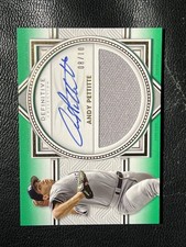ANDY PETTITTE 2022 Topps Definitive Collection Relic Auto 8/10