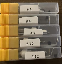 Countersink Drill Bit Set, 5 PCS Tapered Drill Bits #4, #6, #8, #10, #12