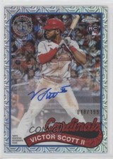 2024 Update 1989 Topps Chrome Silver Pack 48/199 Victor Scott II Auto 0n8h