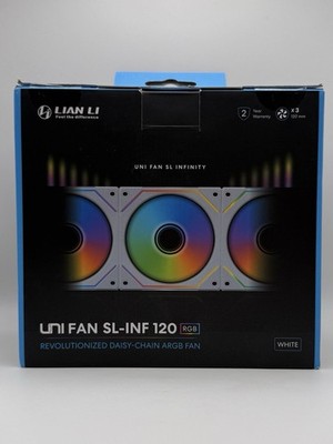 Lian Li UNI FAN SL-INFINITY UF-SLIN120-3W 120mm White 3-Pack ARGB Controller