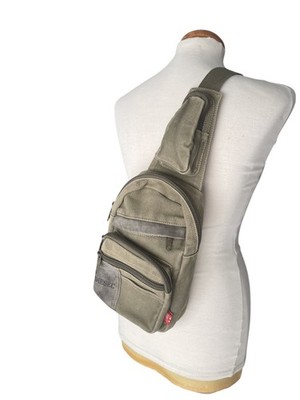 DIESEL Vintage Crossbody Sling Bag Multipocket Utility Cargo Y2K