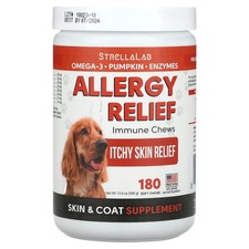 Allergy Relief, Immune Chews, For Dogs, 180 Soft Chews, 13.9 oz 396 g 