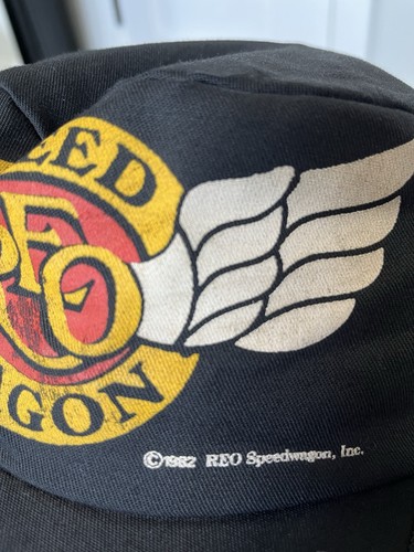 Vintage REO Speedwagon Hat 1982 USA Made Cycling Cap Rock Band Hat RARE - Picture 8 of 8