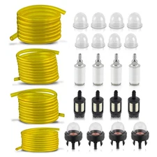 Fuel Filter Primer Bulb Line Hose Kit 4 Sizes For Poulan Weed Eater Gas Trimmer