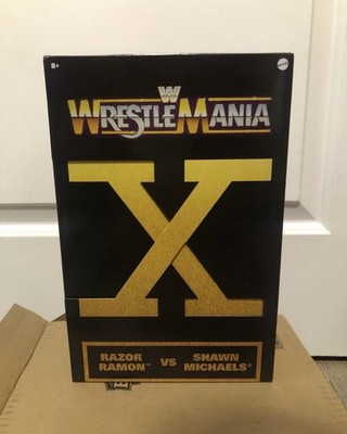 WWE Elite Wrestlemania X Shawn Michaels VS Razor Ramon 2 pack Amazon Exclusive