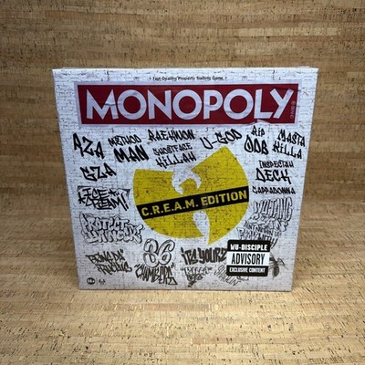 Monopoly: Wu-Tang Clan - C.R.E.A.M. Edition Brand New Sealed