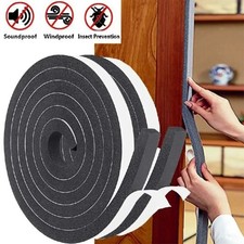 4M Foam Weather Strip Draught Excluder Self Adhesive Door Window Seal Tape