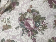 Dorma Eleanor pink/green lined floral pencil pleat curtains cottagecore vintage