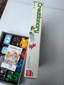 LEGO 3844 Creationary Game COMPLETE 2010 Building Challenges Cards Retired VGC