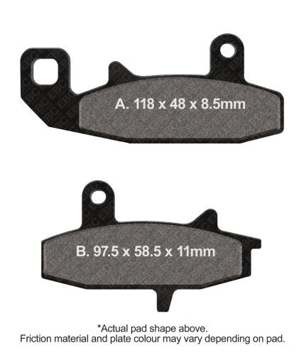 FA147 EBC Brake Pad Set